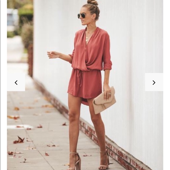 Vici Dresses & Skirts - Vici draped crossover dress